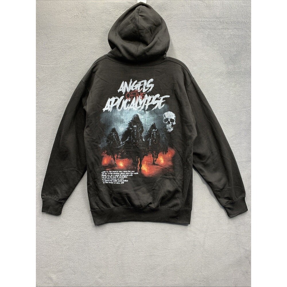 Nova Men Pullover Graphic Print Hoodie Men ANGELS OF THE APOCALYPSE Size Medium